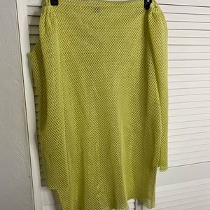 Sexy Off shoulder Net Coverup